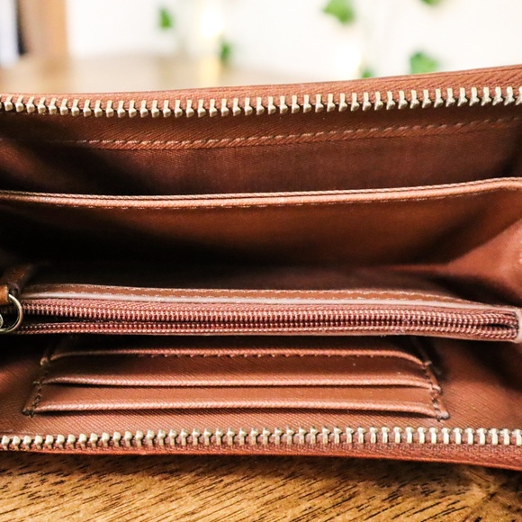 Fossil Leather Wallet - Cognac - Picture 3 of 4